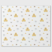 Kop op puddle duck wrapping - kunst van Irina Kolb Cadeaupapier (Vlak)