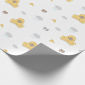 Kop op puddle duck wrapping - kunst van Irina Kolb Cadeaupapier (Hoek)