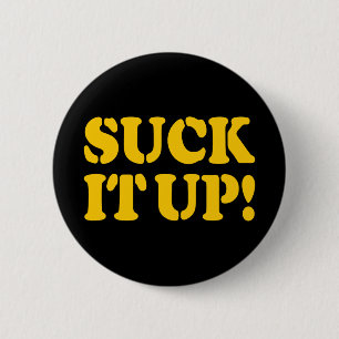 KOP OP! RONDE BUTTON 5,7 CM