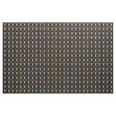Kop op zwarte suikerschedel stof (Yard (91,4 cm))