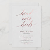 Kop Over Hielen Romantisch Feest Kaart (Voorkant / Achterkant)