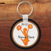  Kop Party bevoordeelt uw kleuren, tekst Sleutelhanger (Voorkant)