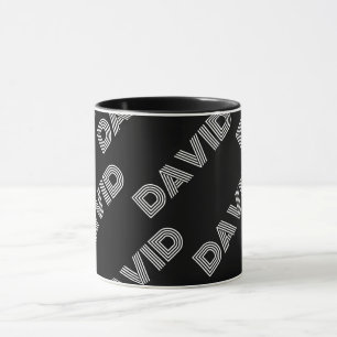 Kop Retro-modern Naam of Woord Patroon