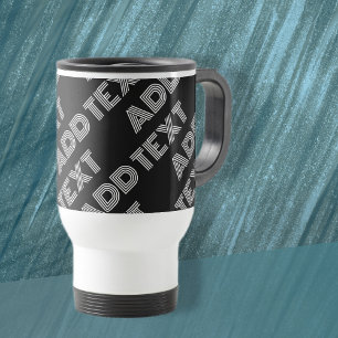 Kop Retro-moderne Naam of Woord Patroon