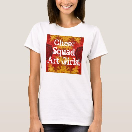 Kop Squad Art Girls! T-shirt (Voorkant)