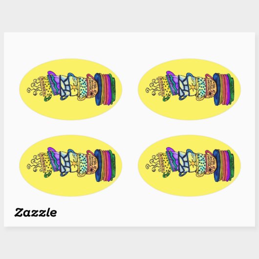 Kop thee Sticker (Vel)