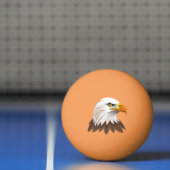 Kop van Amerikaanse zeearend Pingpongbal (Net)