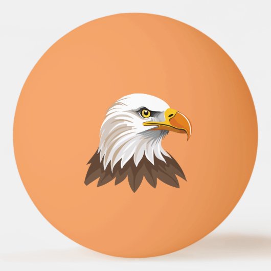 Kop van Amerikaanse zeearend Pingpongbal (Voorkant)