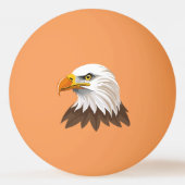 Kop van Amerikaanse zeearend Pingpongbal (Achterkant)