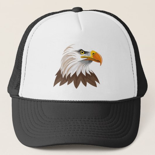 Kop van Amerikaanse zeearend Trucker Pet (Voorkant)