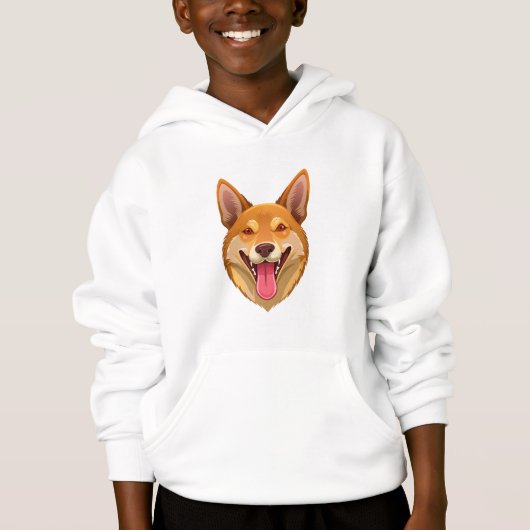 Kop van Australische wilde hond dingo (Voorkant)