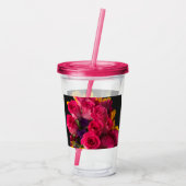 Kop van Bloem Acryl Drinkbeker (Achterkant)