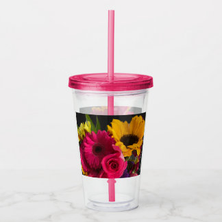 Kop van Bloem Acryl Drinkbeker