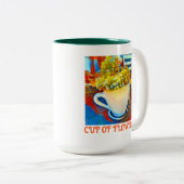 Kop van Bloemen Koffie Mok Planter (Voorkant rechts)