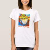 Kop van Bloemen Koffie Mok Planter T-shirt (Voorkant)