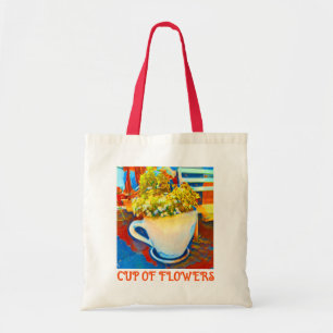 Kop van Bloemen Koffie Mok Planter Tote Bag