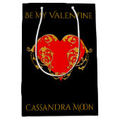 Kop van Bold Romantische Valentijn Rode Goth Medium Cadeauzakje (Voorkant)