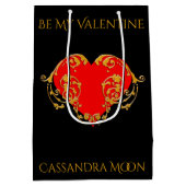 Kop van Bold Romantische Valentijn Rode Goth Medium Cadeauzakje (Achterkant)