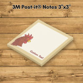 Kop van de Rode Haan Post-it® Notes