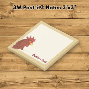 Kop van de Rode Haan Post-it® Notes