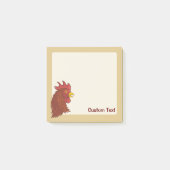 Kop van de Rode Haan Post-it® Notes (Voorkant)