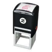 Kop van de Rode Haan Zelfinktende Stempel (Product)