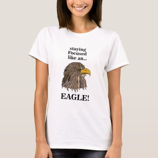 Kop van de steenarend t-shirt (Voorkant)