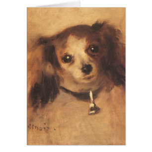 Kop van een hond van Pierre Renoir, Vintage Fine A
