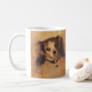 Kop van een hond van Pierre Renoir, Vintage Fine A