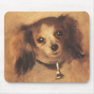 Kop van een hond van Pierre Renoir, Vintage Fine A Muismat