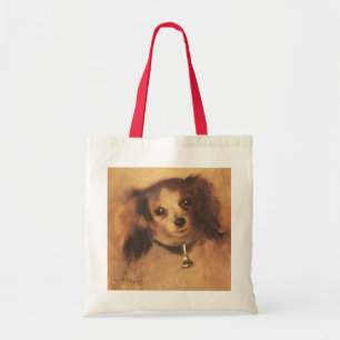 Kop van een hond van Pierre Renoir, Vintage Fine A Tote Bag