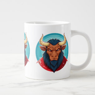 Kop van een Minotaurus uit de Griekse mythologie