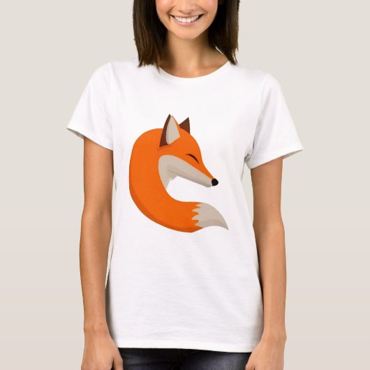 Kop van een vos kunst t-shirt (Voorkant)