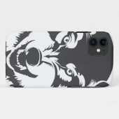 Kop van een Wolf Case-Mate iPhone Hoesje (Achterkant (horizontaal))