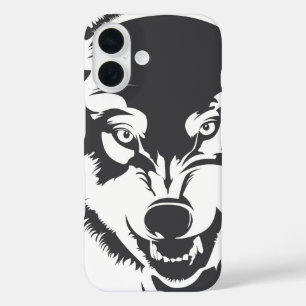 Kop van een Wolf Case-Mate iPhone Hoesje