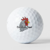 Kop van grijze haan golfballen (Voorkant)