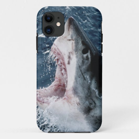Kop van Grote Witte Haai Case-Mate iPhone Case (Achterkant)