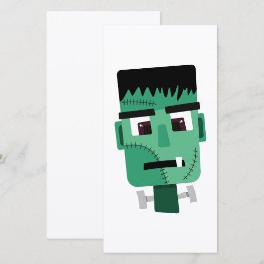 Kop van het Frankenstein-monster (Voorkant / Achterkant)