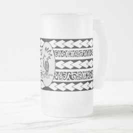 Kop van ijs glas. Tribal Ethnic