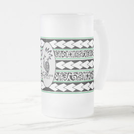 Kop van ijs glas. Tribal Ethnic/Groen