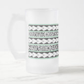 Kop van ijs glas. Tribal Ethnic/Groen (Links)