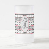 Kop van ijs glas. Tribal Ethnic/Red (Center)