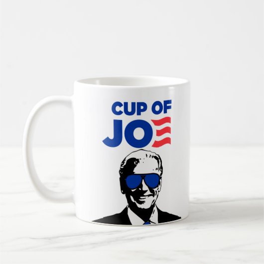 Kop van Joe Biden 2024 Koffie Mok (Links)