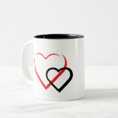 Kop van Liefde/Hart Ontwerp Koffie Mok/Perfect Gif (Voorkant links)