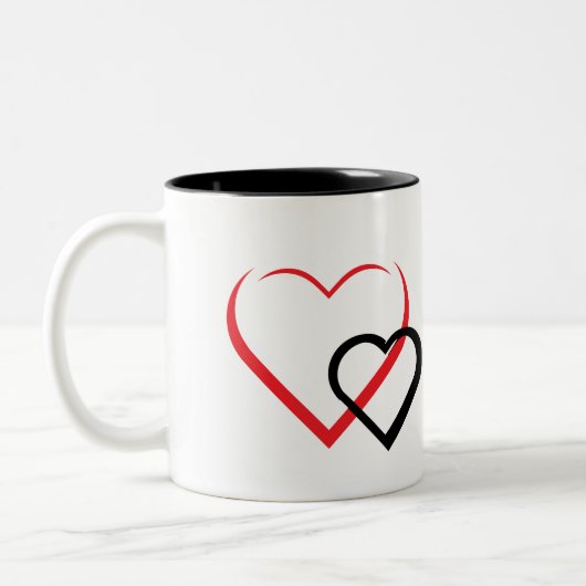 Kop van Liefde/Hart Ontwerp Koffie Mok/Perfect Gif (Links)