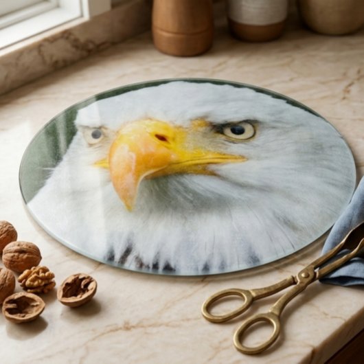 Kop van steenarend Ronde decoratie Snijplank
