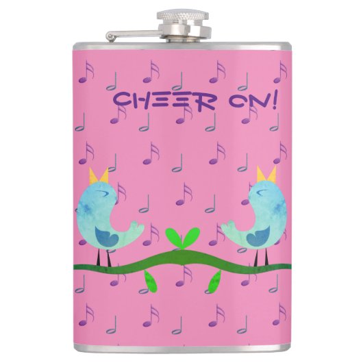 Kop-vinylomhulling Heupfles (Voorkant)