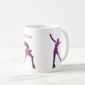 Kop voor schaatsen - Silhouette Rose Violet star (Voorkant rechts)