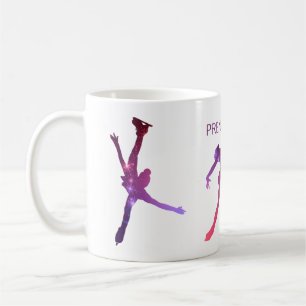 Kop voor schaatsen - Silhouette Rose Violet star