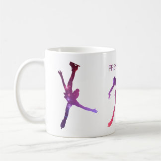 Kop voor schaatsen - Silhouette Rose Violet star